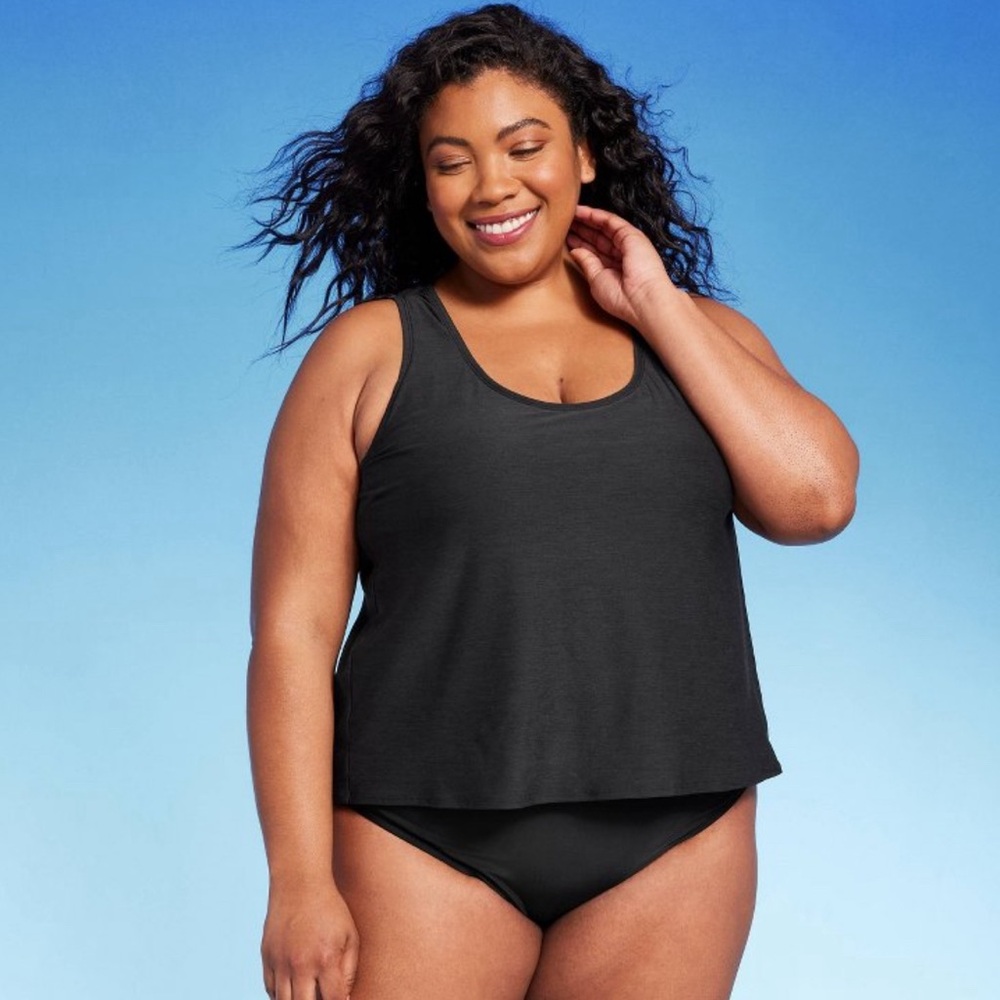 Kona Sol 3X Tie Back Tankini Top NWT